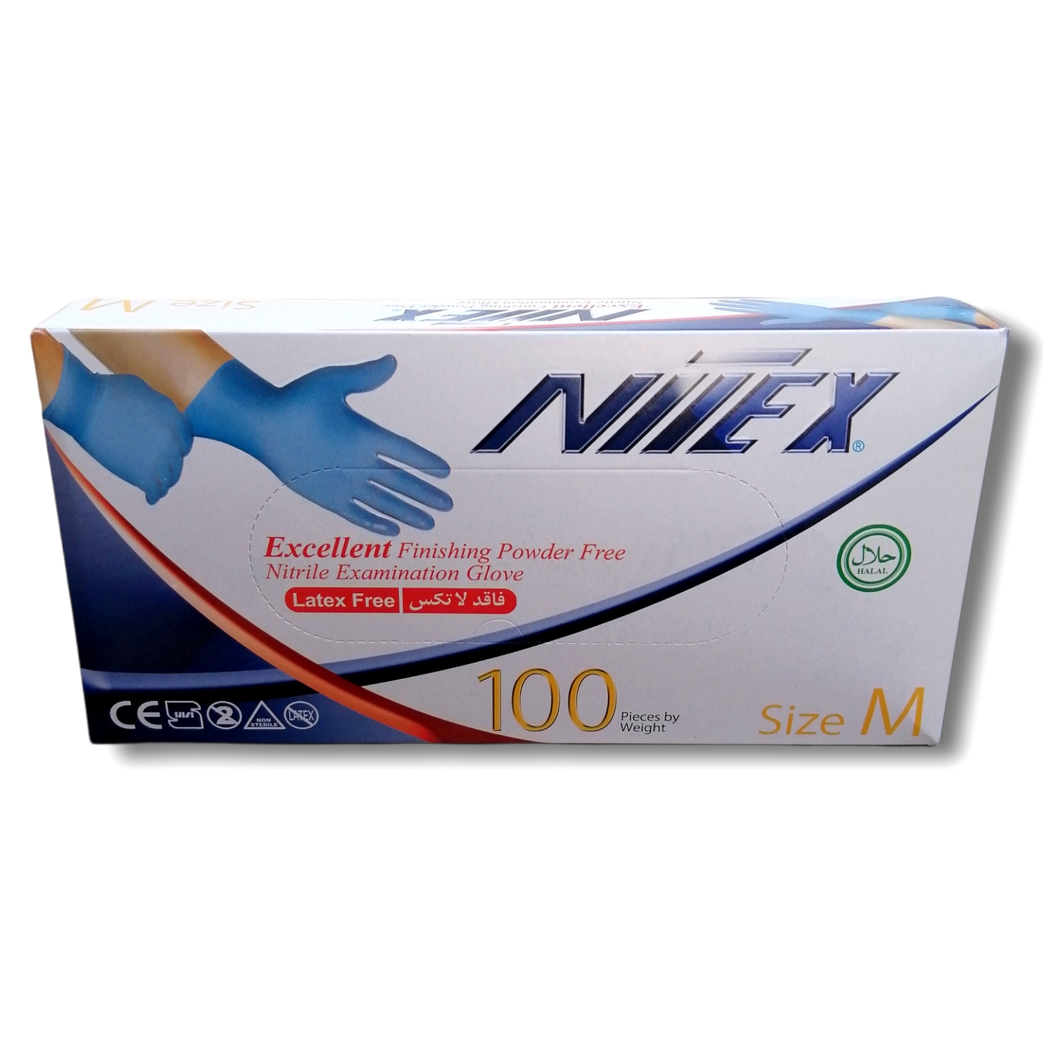 دستکش نیتریل آبی نیتکس Nitex نوعی پلاستیک مصنوعی است که دارای بافت محکمی بوده و در برابر سرما و گرما نیز دچار تغییر شکل نمی‌شوند.